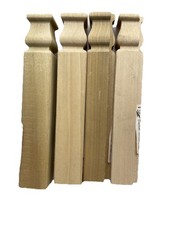 6-3/4-in x 1-1/8 in Colonial Outside Corner Baseboard Block Lot Of 4 {150}
