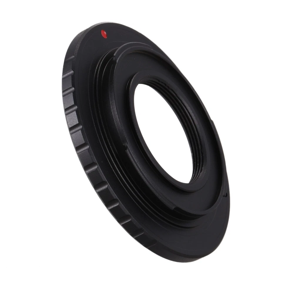 2 Pcs Camera C Mount Lens Black 16Mm C-Mount Cine Movie Lens,Camera Adapter3442 - Image 3 of 4