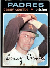 1971 Topps #126 Danny Coombs - EX