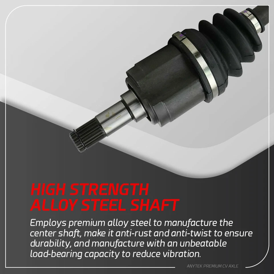 Medio eje CV delantero izquierdo para Kia Sephia 1995-1999 2000 1,8 L L L4 automático Foto 4 de 4