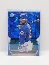 2023 Bowman Chrome Sapphire Simon Juan  #BCP-38 New York Mets