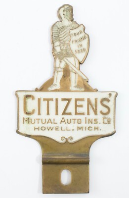 Citizens Mutual Auto Insurance Co Howell Mich. Your Friend 5.5  License Topper
