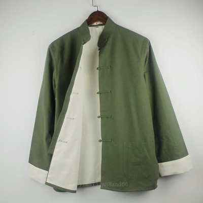 100%Cotton thick Kung Fu Tai chi Coat Wu shu Wingchun Shaolin Bruce Lee Jacket 