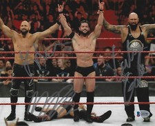 Finn Balor Luke Gallows Karl Anderson Signed WWE 8x10 Photo BAS COA Bullet Club