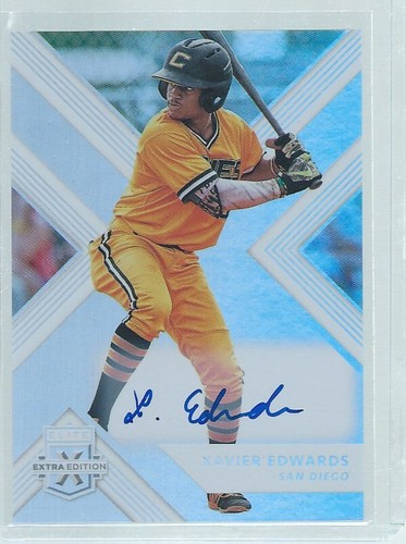 XAVIER EDWARDS 2018 ELITE EXTRA EDITION ON CARD AUTO PROSPECT - 第 1/1 張圖片