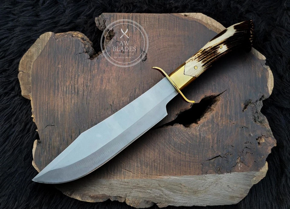 Cuchillo réplica de la película Inglourious Basterds acero al carbono Aldo Raine cuchillo y funda Foto 2 de 4