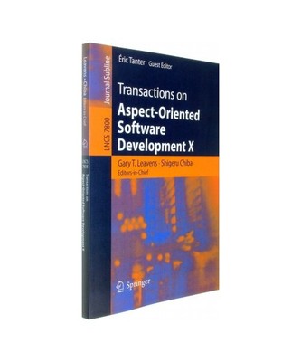 Transactions on Aspect-Oriented Software Development X
