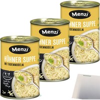 Menzi HüHnersuppe Mit Fadennudeln 3Er Pack 3X400Ml Dose Usy Block