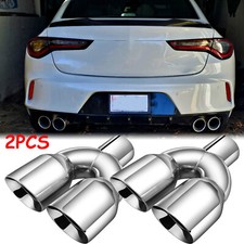 For Acura TLX 2PC Dual Exhaust Tip 2.5" Inlet 3.5" Outlet Stainless Steel Chrome