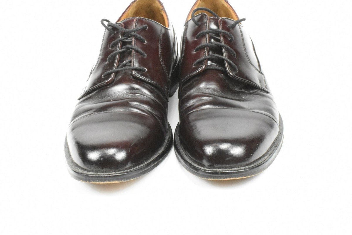 Bostonian Mens Brown Leather Cap Toe Tahoe Dress Shoes 25039 Lace Up Sz 10W Bostonian Tahoe 8.5 M 25039 09254 burgundy men main image 2