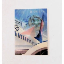 Delta Air Lines Boeing 737 Aircraft 2015 Pilot Collector Holographic Card #32