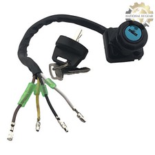 Ignition Key Switch for Kawasaki KLF110 B2 Mojave 110E 1988 Atv Switch