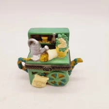 Vintage Garden Table Teapot Trinket Box By Midwest Of Canon Falls 2" x 2.5" 