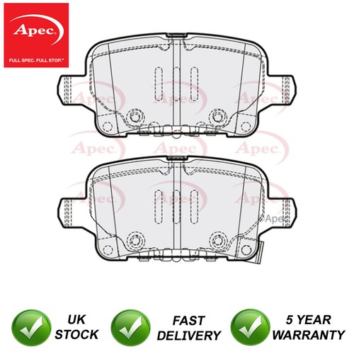 Brake Pads Set Rear Apec Fits Vauxhall Insignia 2017 13517515 eBay