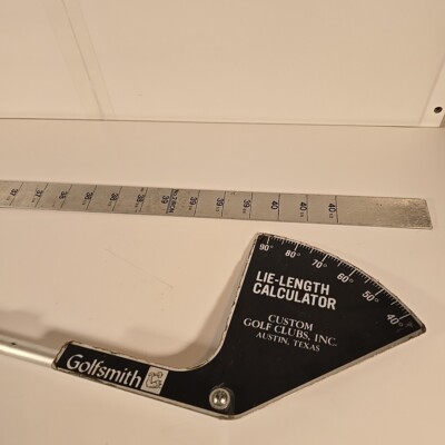 Golfsmith Tool Golf Total Static Weight Putter Lie Length Calculator Club Making
