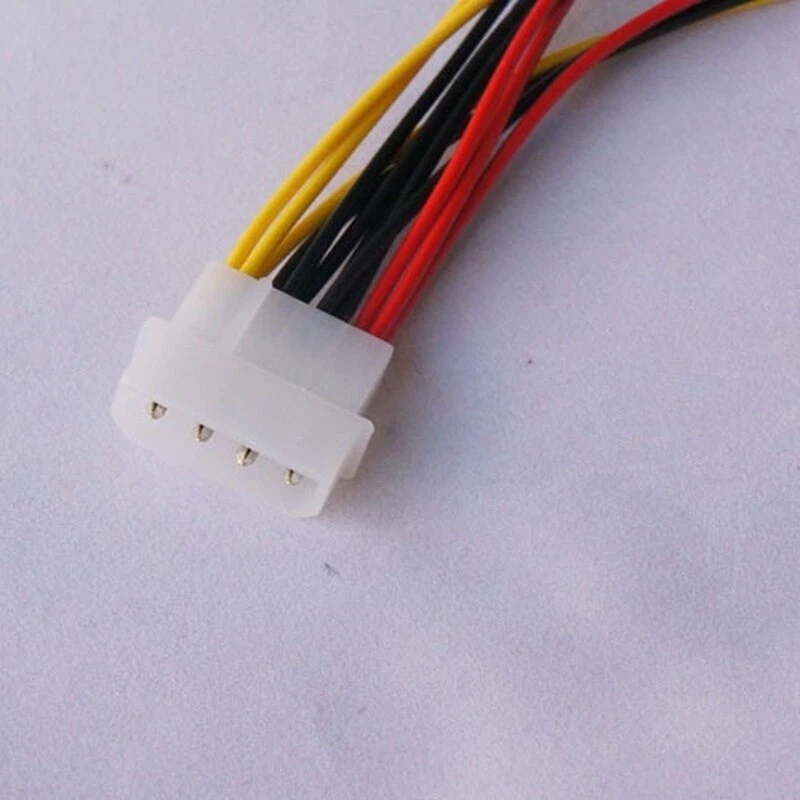 2 Stück 4Pin IDE Stromkabel HY1578 4 Pin Molex Stecker auf 3 Port Molex IDE - Bild 3 von 4