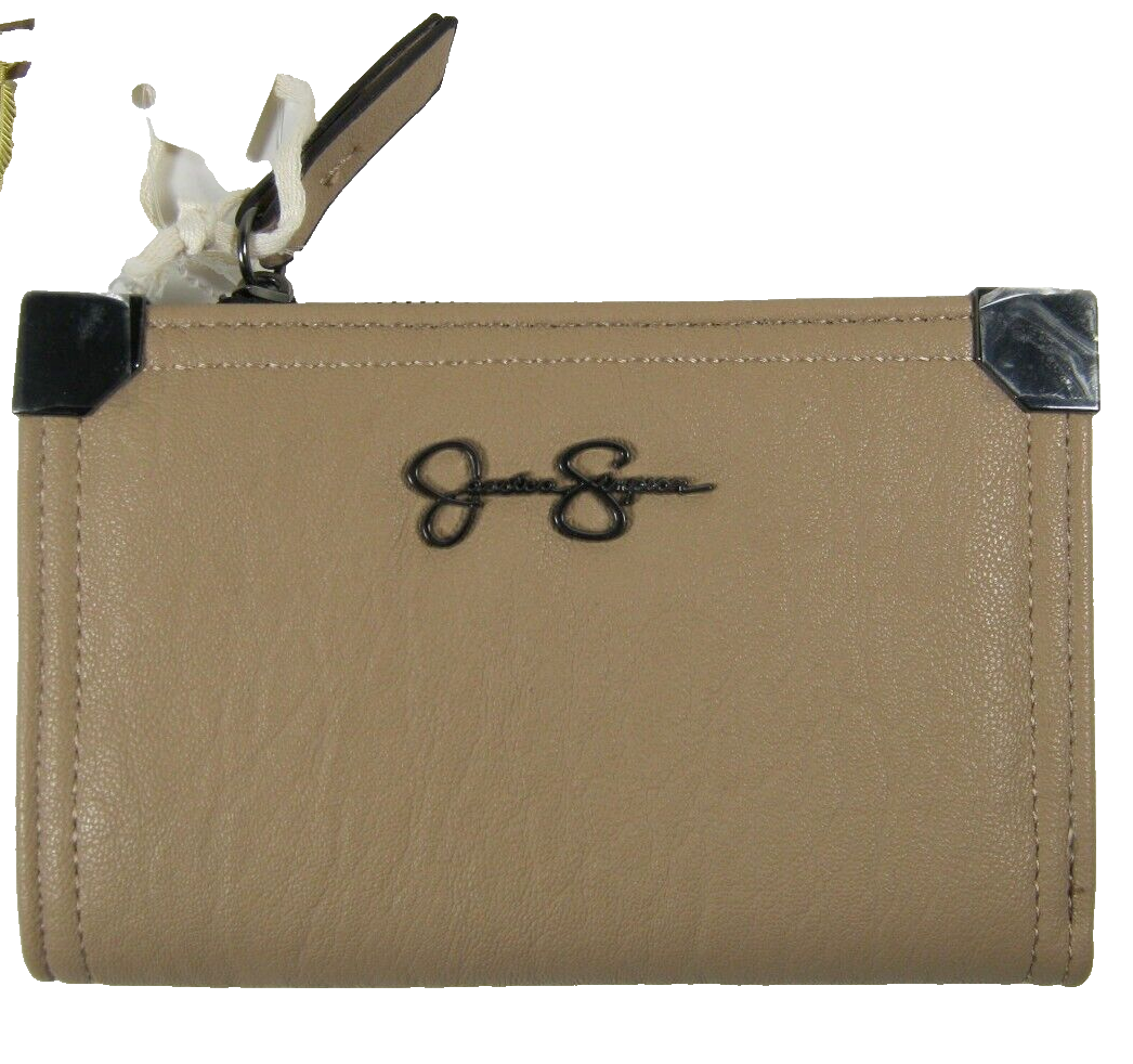 Jessica Simpson Small Frankie Center Divider Wallet Natural