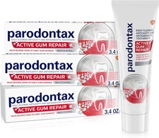 Whitening Toothpaste for Bleeding Gums - 3 X 3.4 Oz Tubes