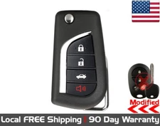 1x New Replacement Transponder Key Remote For Toyota Dot chip - Read Description