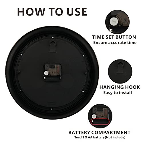 SHLOHMO　Shlo [12 inch Analog] STUDIO EDITION JMBO 12 INCH ANALOG WALL CLOCK WITH AUTO