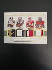 2017 National Treasures Rookie NFL Gear Quad Materials #12 Cooper Kupp /25