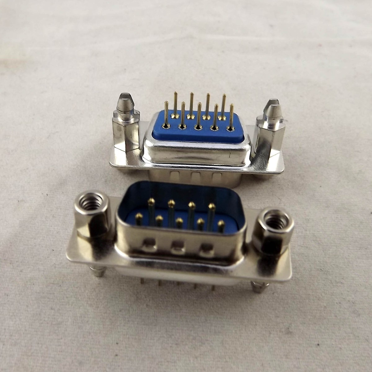 10 Pezzi Connettore DB9 Maschio RS232 - Per Saldatura PCB, Colore Argento - Foto 7