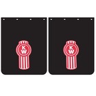 Black 24"x30"Mud Flaps for Semi-Truck Trailer Truck Heavy Duty Mudguards 2PCS