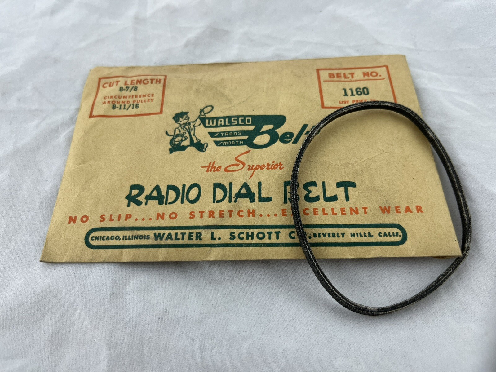 Walsco Radio Dial Belt 1160 (G9) eBay