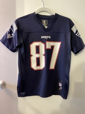 England Patriots Jersey Rob Gronkowski Youth Throwback Jersey #87