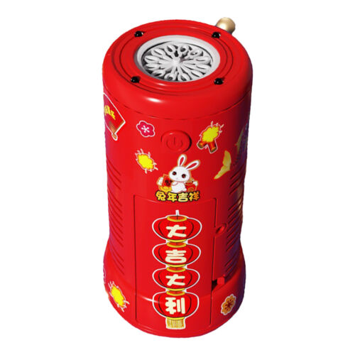Firework Bubble Machine with Lights 12-Holes Firework Bubble Blower improved
