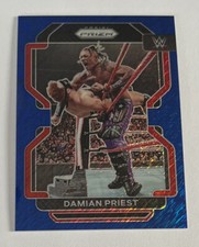 2022 Panini Prizm WWE #101 DAMIAN PRIEST BLue Shimmer FOTL Prizm 10/10 SSP