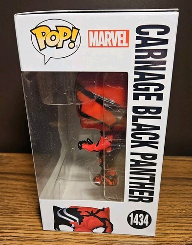Funko Pop Marvel Carnage Black Panther #1434 con protector - Imagen 5 de 7