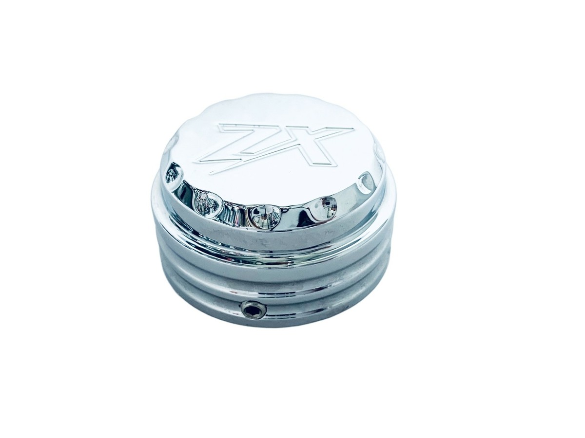 Yoking さま　CHROME CLEARANCE* CHROME DIAMOND CUT “ZX” ENGRAVED YOKE CAP PLUG 06