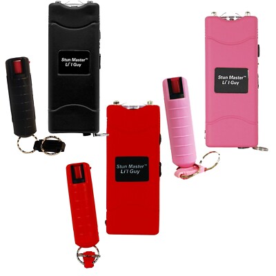 College Safety Li'l Guy Multi Color Stun Guns and Pepper Shot Pepper Sprays