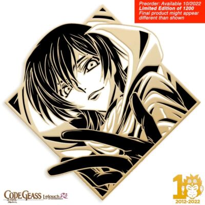 ZMS 10th Anniversary: LeLouch - Code Geass Pin | eBay
