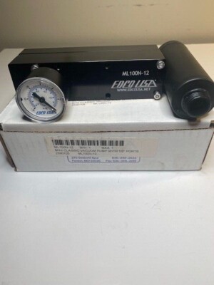 EDCO USA VACUUM TECHNOLOGY ML100N-12 MINI-CLASSIC VACUUM PUMP *NEW*