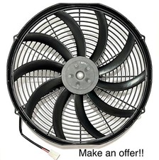 Spal 30102049 16 12v Puller Fan Curved Blade 2024 Cfm Va18-ap71ll-59a