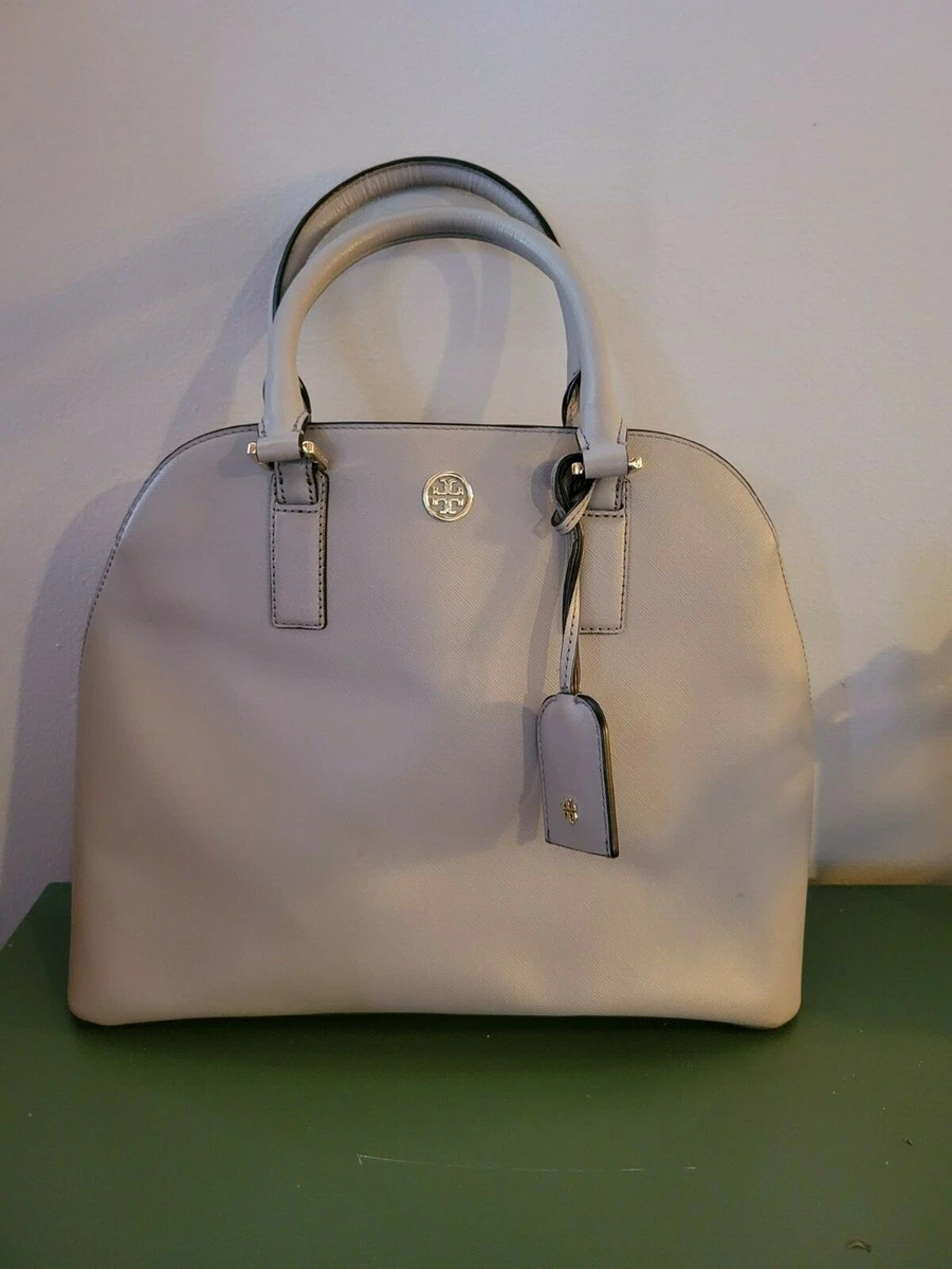 Tory Burch, Bags, Tory Burch Robinson Basketweave Open Dome Satchel