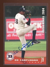 2004 Boise Hawks ED CAMPUSANO Signed Card autograph auto CUBS