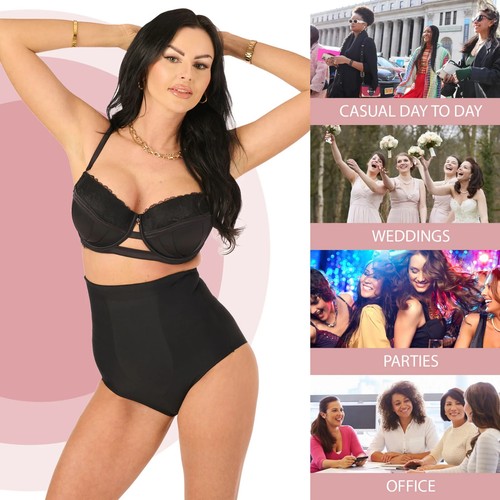 Cupid Fine Shapewear Just Enough® howaistiger Slip mittelschwarz - Bild 5 von 17