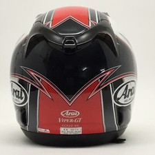 CASCO MOTO VIPER GT ARAI HELMET  SUPER CLE COMPLEX LAMINATE CONSTRUCTION TG XS