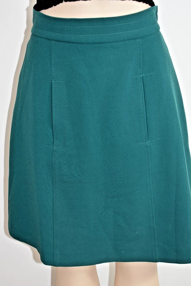 FALDA Tara Jarmon verde hasta la rodilla talla 42/8 EE. UU. A LA VENTA rn Foto 2 de 4