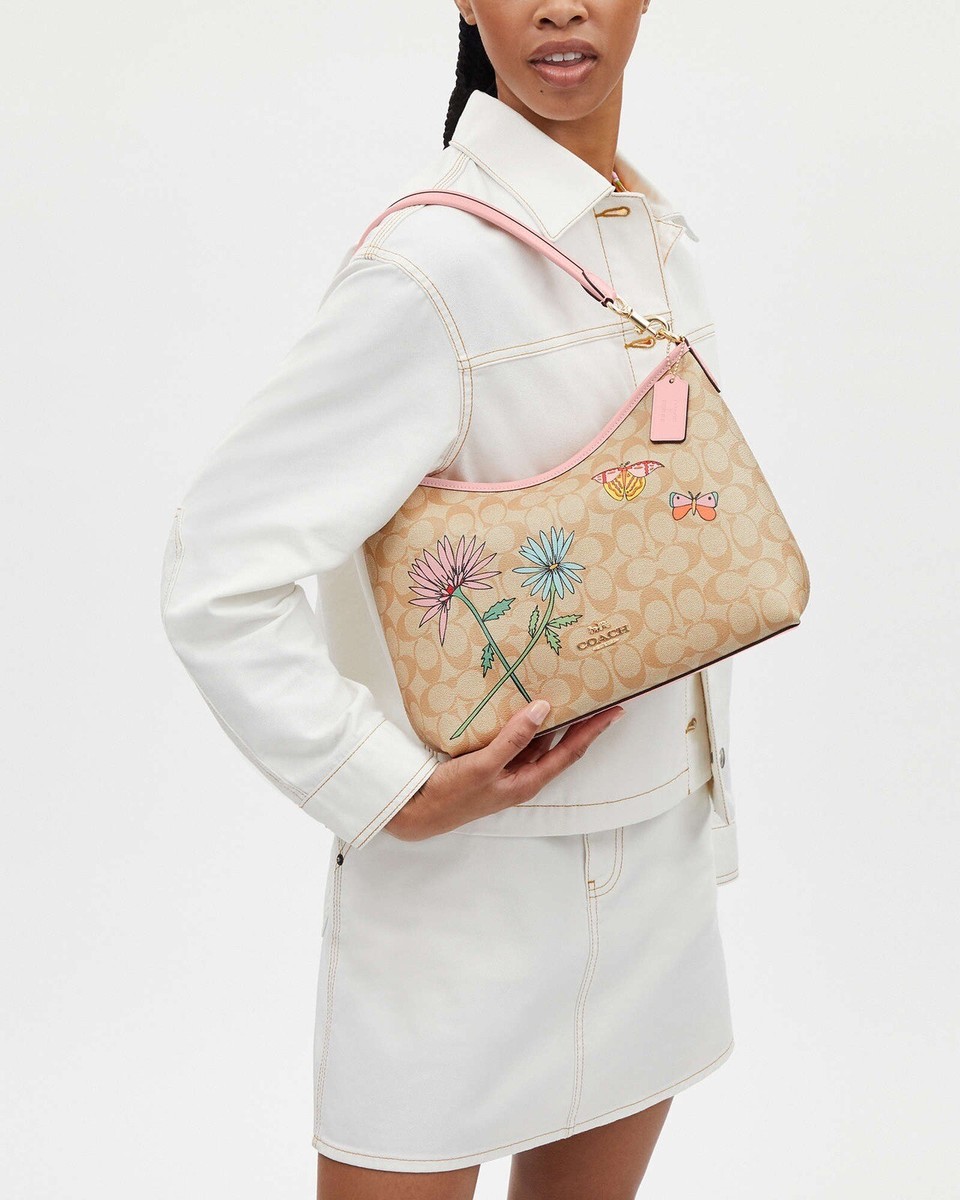 COACH X Observed By Us Laurel Shoulder Bag In Signature Canvas
