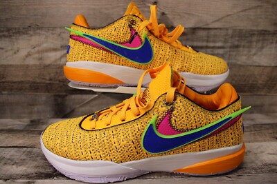 Nike Lebron XX Basketball Shoes Laser Orange Racer Blue Size  display picture 2