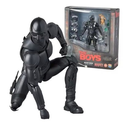 MAFEX The Boys Black Noir No. 183 1:12 Action Figure | eBay