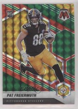 2021 Panini Mosaic Rookies Choice Red & Green Prizm Pat Freiermuth #332 0s9t