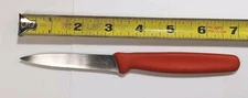 VICTORINOX 3.25" Paring Knife, W/ Red Nylon Molded Handle F/ Switzerland