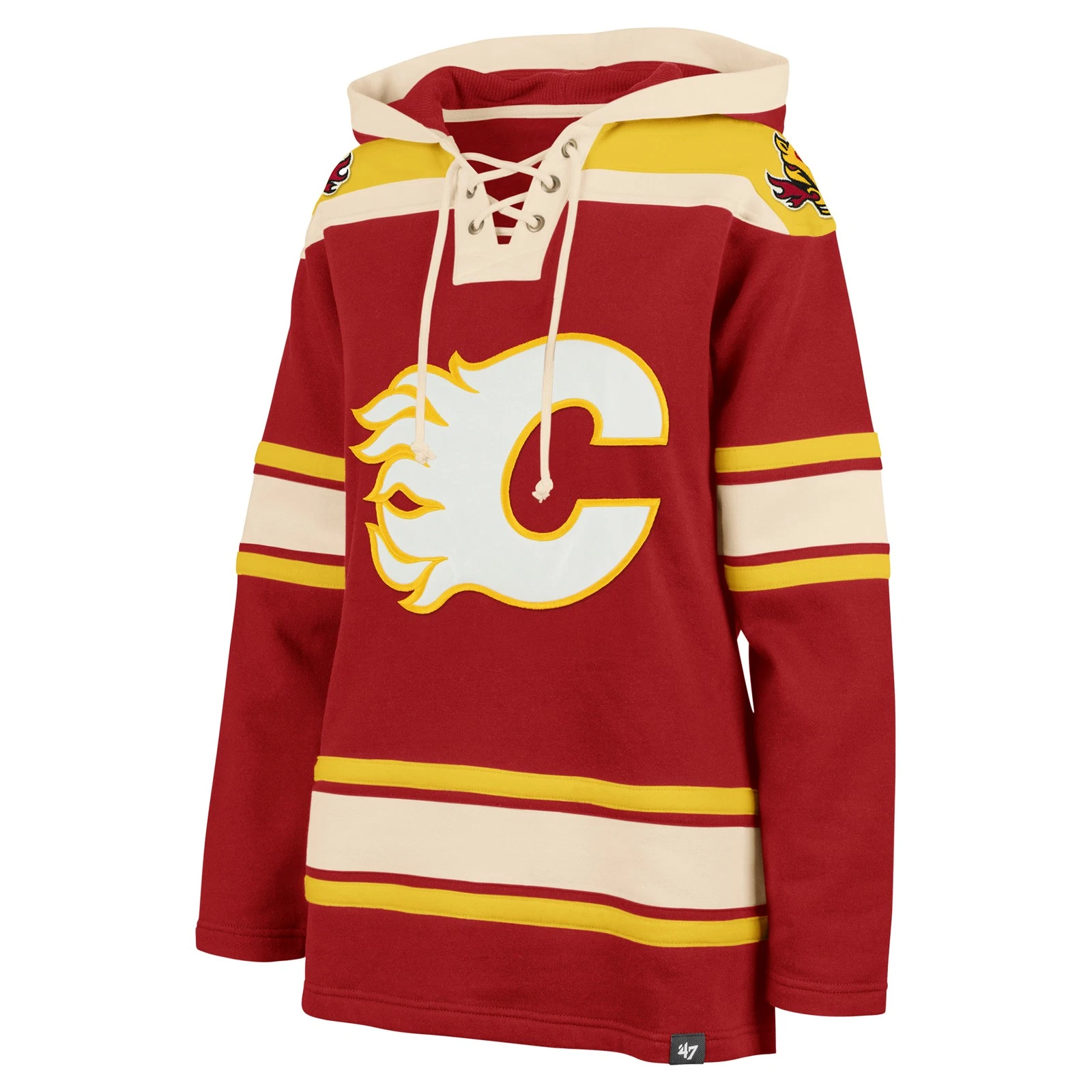 Women's '47 Calgary Flames Hockey Lacer Hoodie
