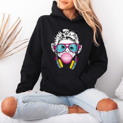Close Up Capybara Gesicht Damen Hoodie süß Wildtiere Tier Geschenk für sie