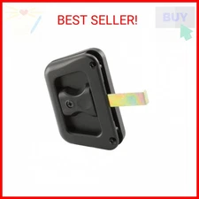 Prime-Line A 187 Black Plastic Hat Section Screen Door Handle and Latch (Single 